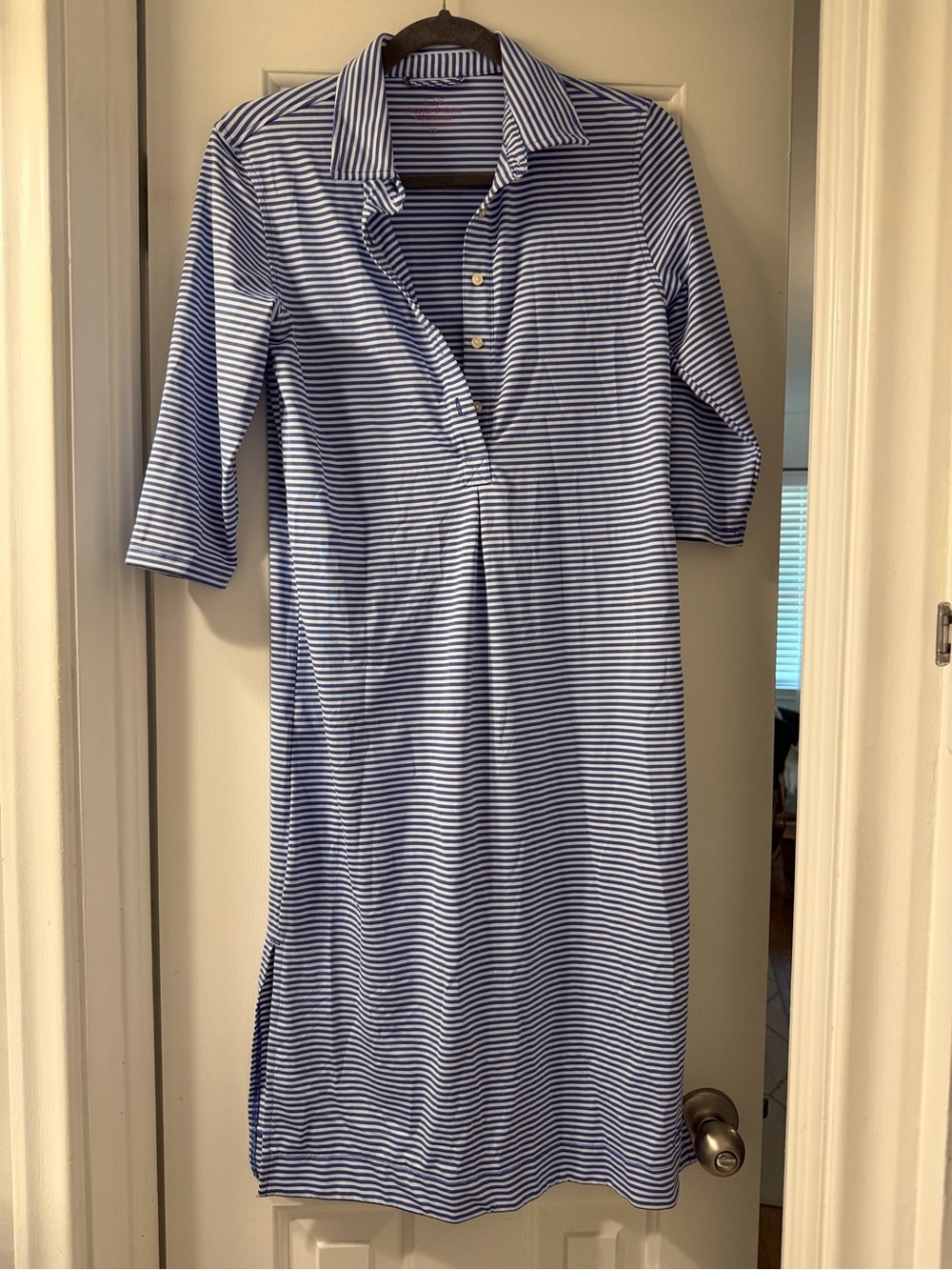 Vineyard Vines Blue & White Striped Polo Dress